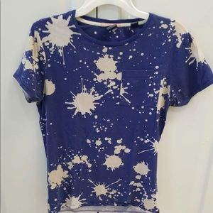 Scotch and soda blue t shirt size medium